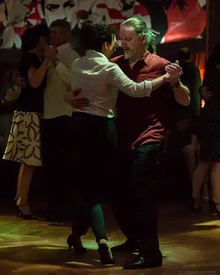Jedna z pierwszych milong w Klubie Złota Milonga, 2014